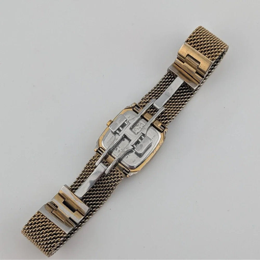 Vintage Citizen Elegance Eco-Drive Blue MOP New Capacitor 23mm B023-R001043